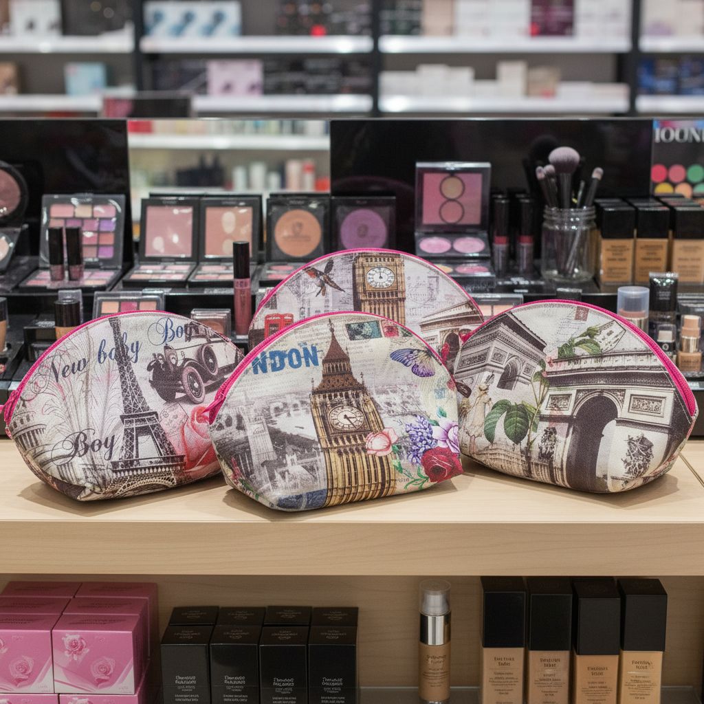 Cosmetiqueras Estampadas Estilo Vintage– Pack x6 Diseños