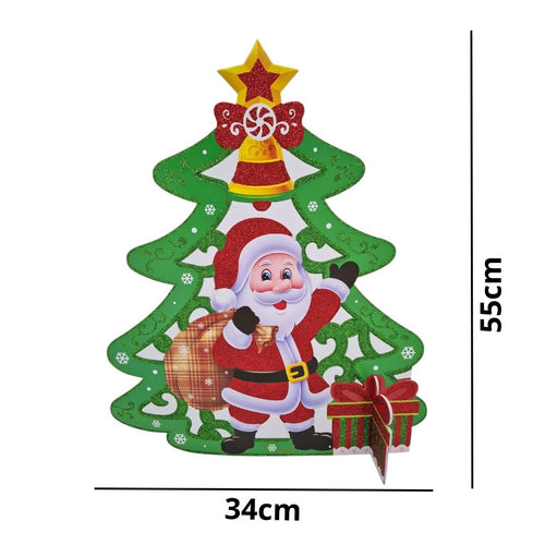 Adorno Navideño Santa Claus en Árbol