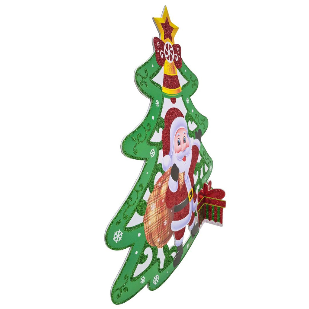 Adorno Navideño Santa Claus en Árbol