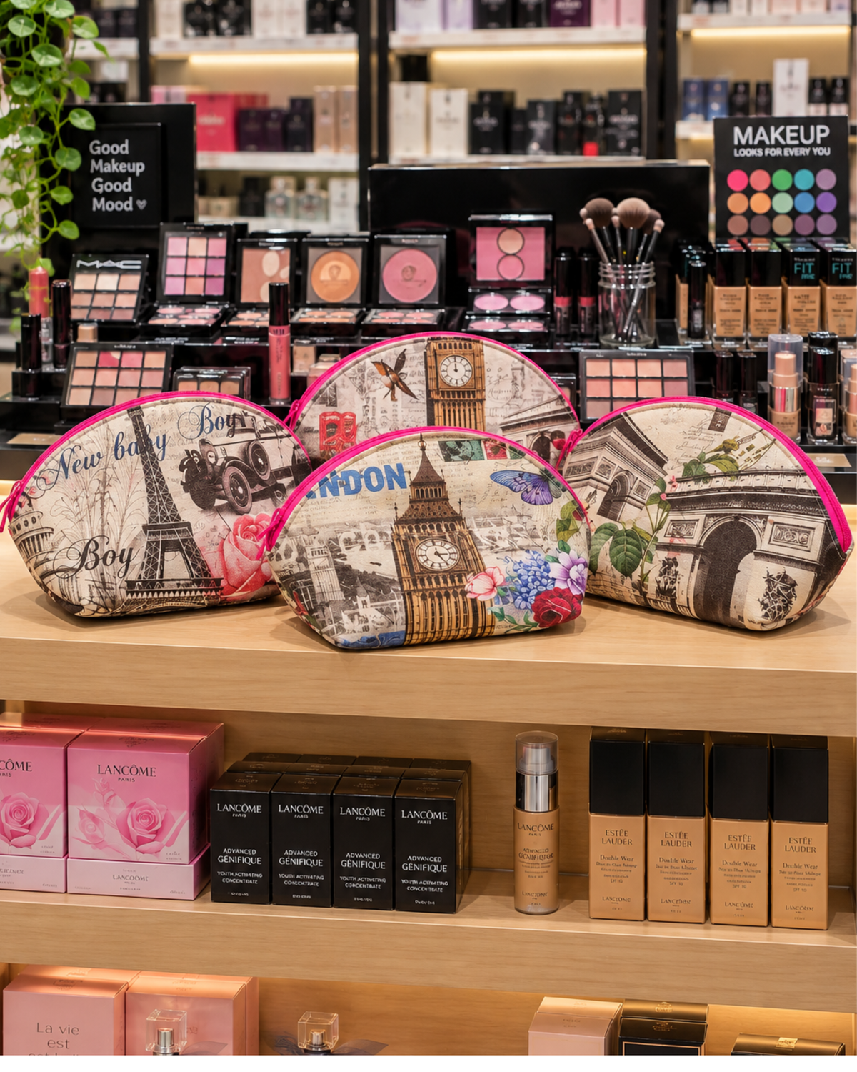 Cosmetiqueras Estampadas Estilo Vintage– Pack x6 Diseños
