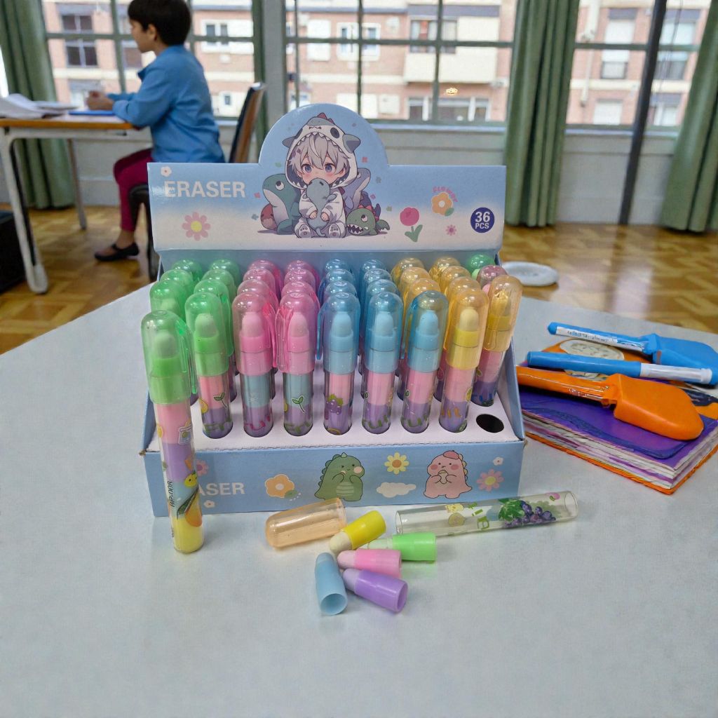 Set de 36 Borradores Tipo Lápiz