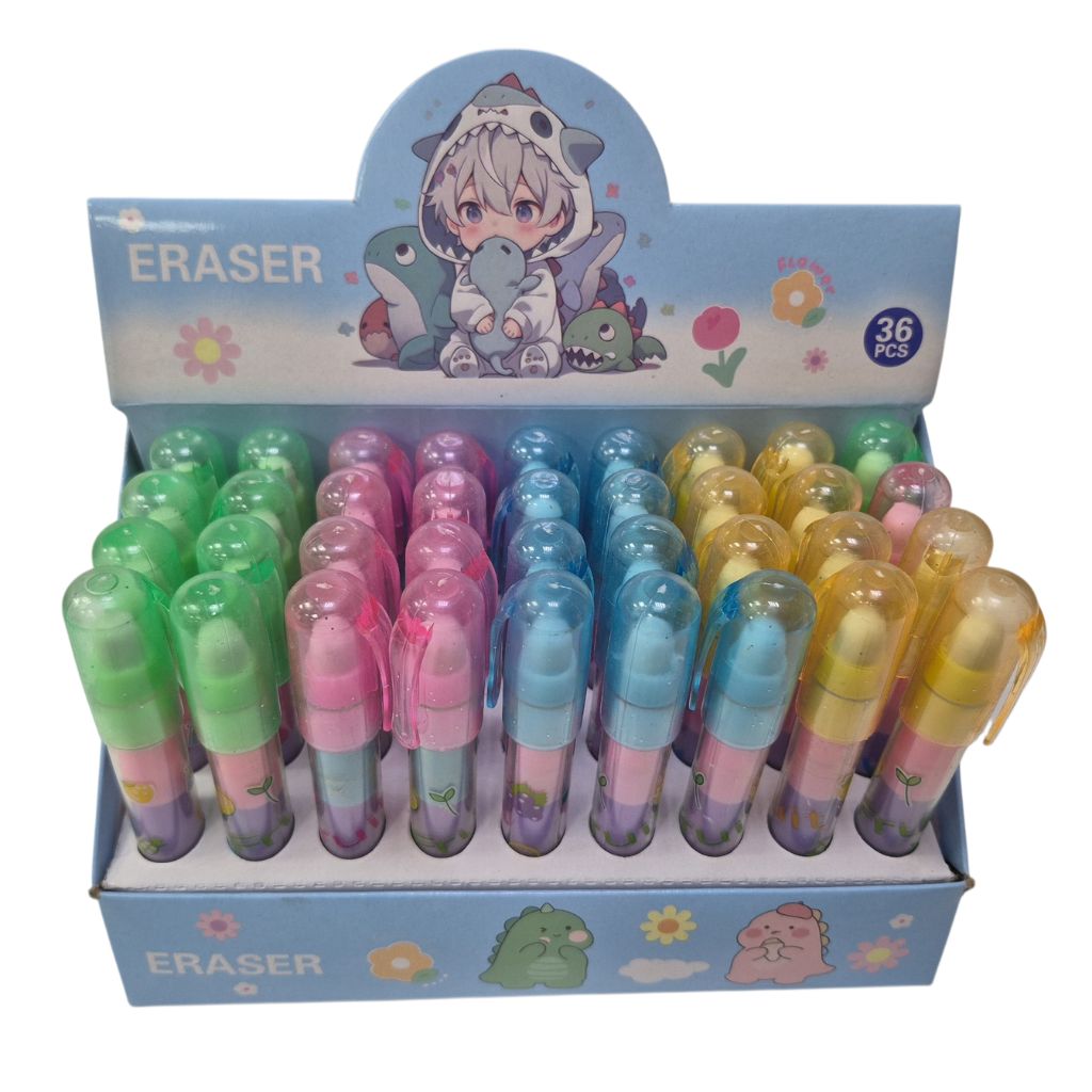 Set de 36 Borradores Tipo Lápiz