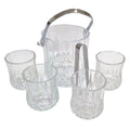 Set Hielera + 4 Vasos de Vidrio