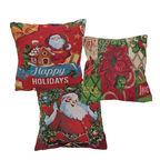 Set X3 Fundas Navideñas rojas 4546R