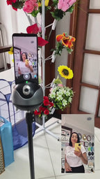 Soporte de celular con seguimiento inteligente 360°