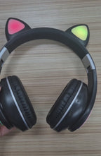 Audífonos Bluetooth Cat Ear M10 con luces